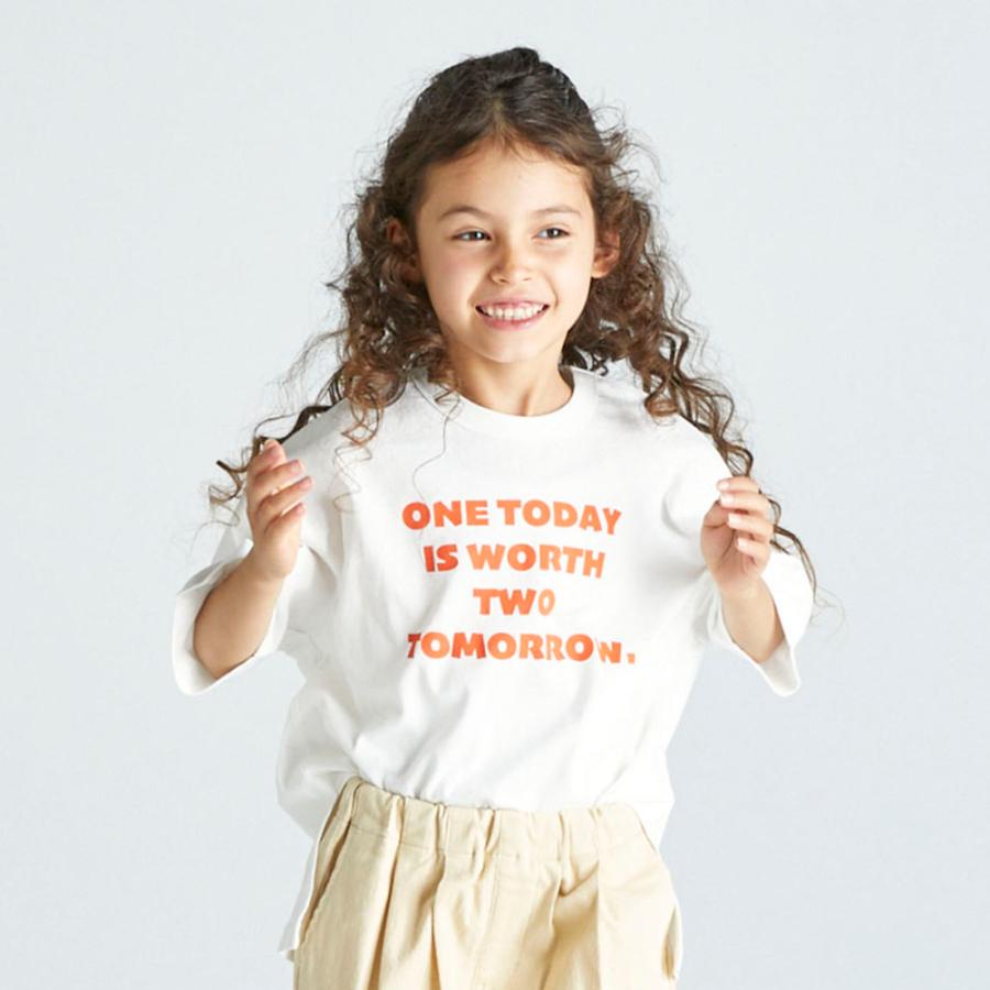 半袖Tシャツ "フォブ" 子供服 ONE TODAY Tシャツ ホワイト｜millibar｜02