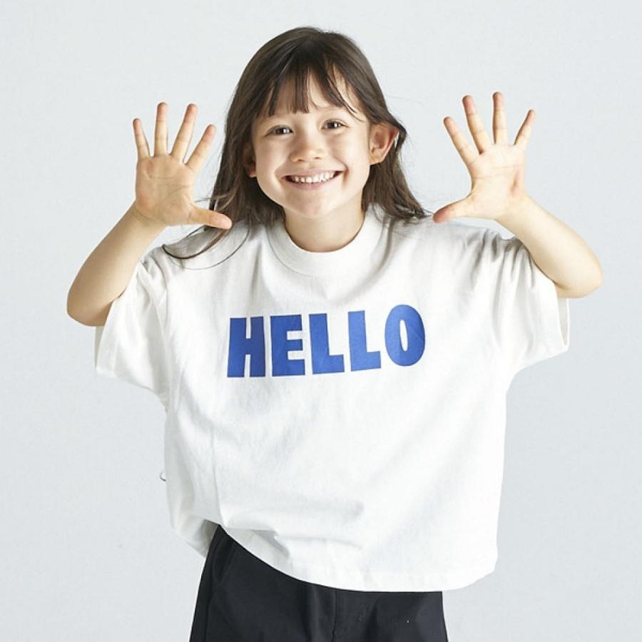 半袖Tシャツ "フォブ" 子供服 HELLO Tシャツ ホワイト(WH)｜millibar｜02