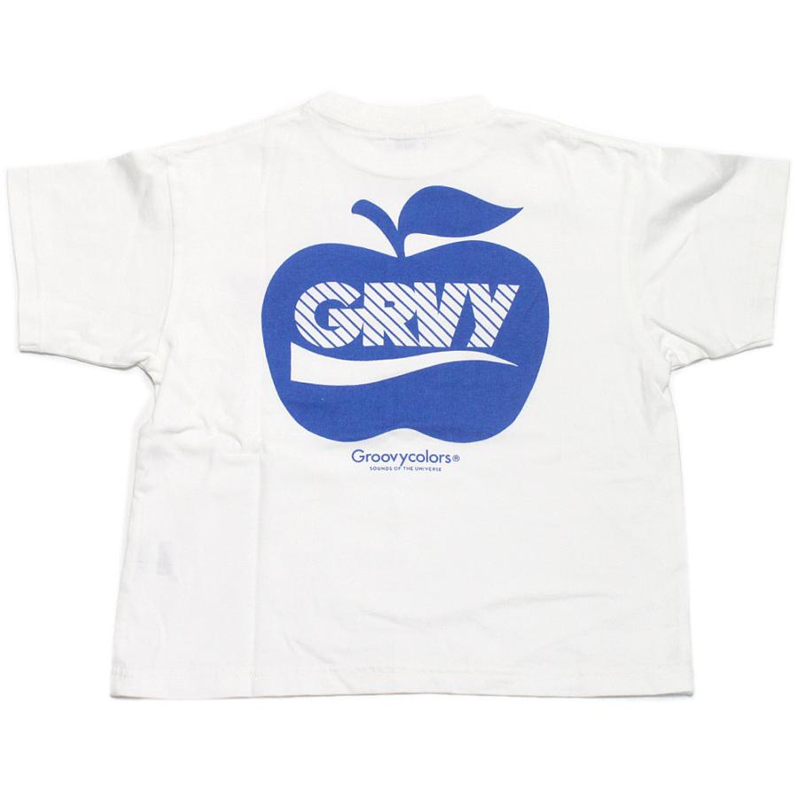 半袖Tシャツ "グルーヴィーカラーズ グルービーカラーズ" 子供服 テンジク APPLE GRVY TEE 1W白｜millibar｜02