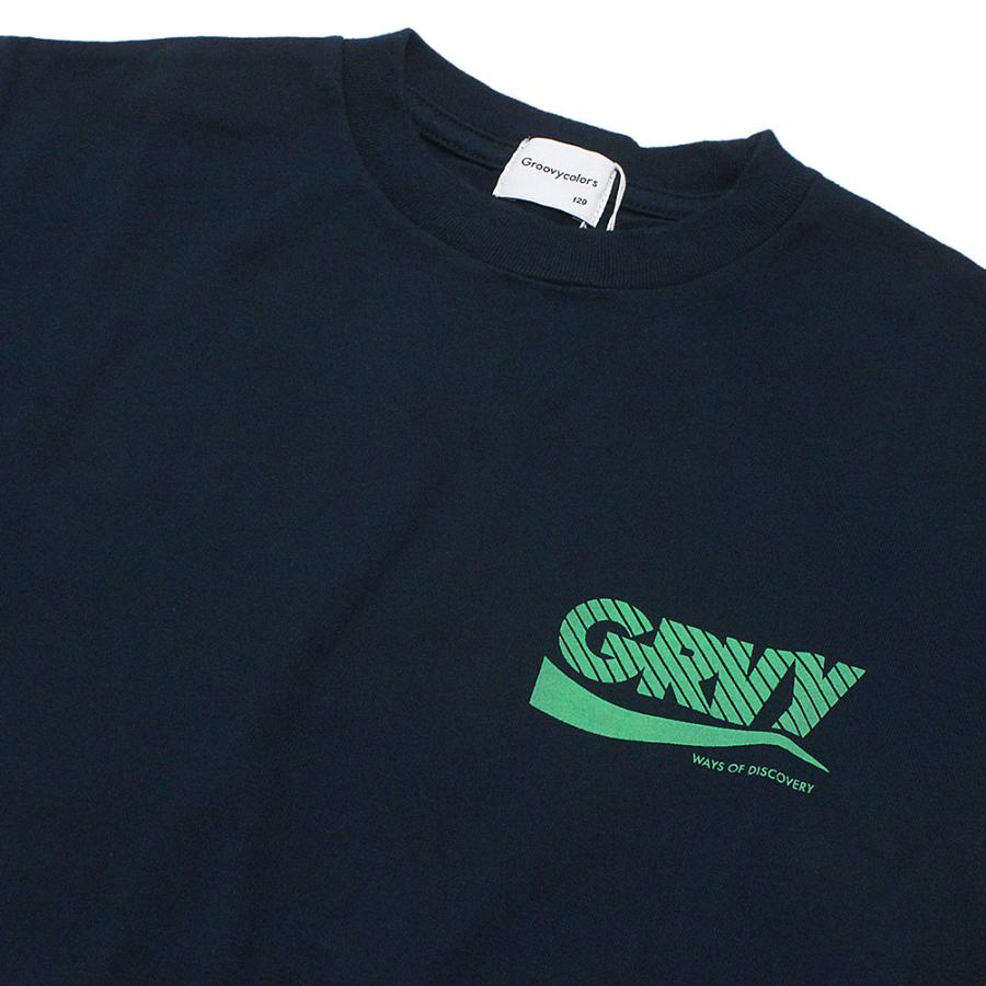 半袖Tシャツ "グルーヴィーカラーズ グルービーカラーズ" 子供服 テンジク APPLE GRVY TEE 4NV紺｜millibar｜03