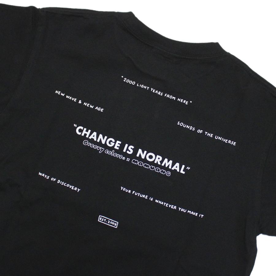 半袖Tシャツ "グルーヴィーカラーズ グルービーカラーズ" 子供服 テンジク マムアン CHANGE BIG TEE 2BK黒｜millibar｜06