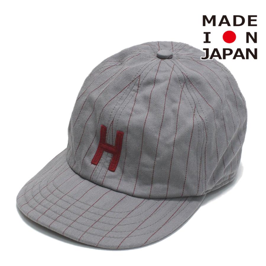 帽子 \"ゴートゥーハリウッド\" ヘリンボン コーク ベースボール CAP 3GRグレーの画像