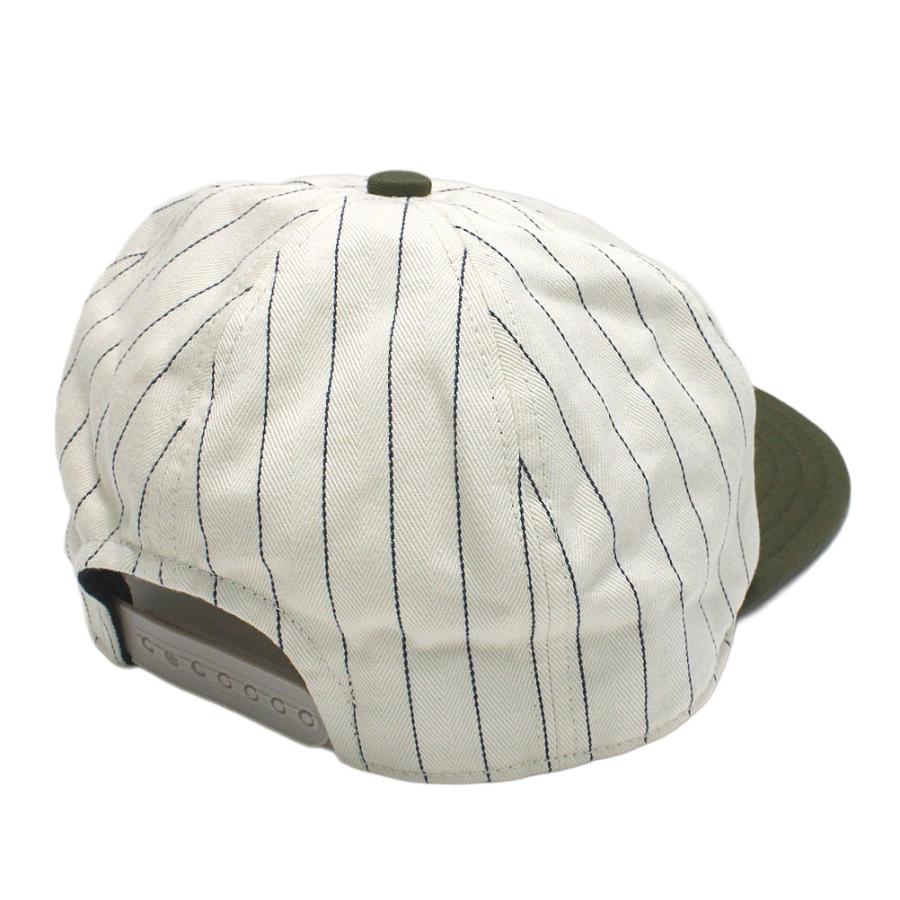 帽子 \"ゴートゥーハリウッド\" ヘリンボン コーク ベースボール CAP 9KHカーキの画像