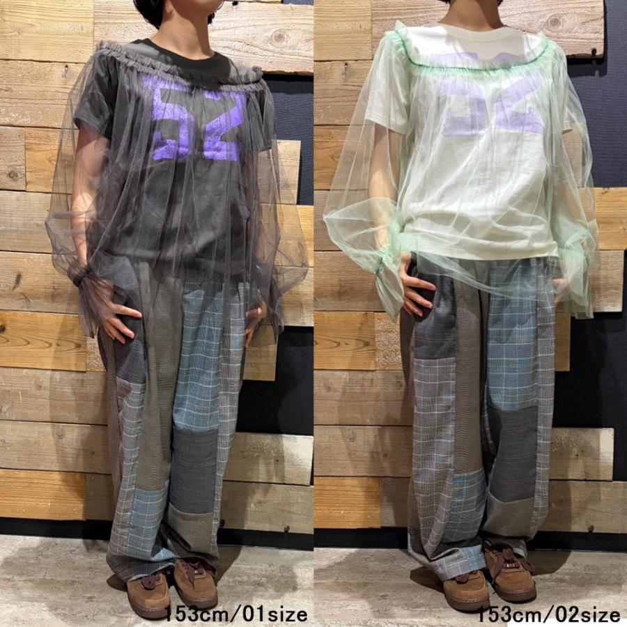 半袖Tシャツ \"ゴートゥーハリウッド\"" テンジク オメカシ TEE 3GRグレー"_7