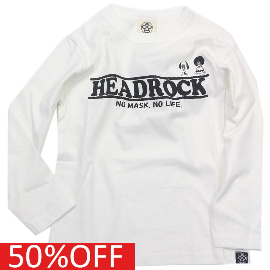 セール 50 Off 長袖tシャツ Quot ヘッドロックquot 子供服 ロゴプリントl T オフシロ 2 新到着