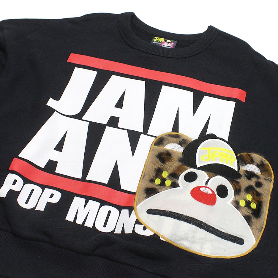 トレーナー・ニット \"JAM\"" リュックテンチョー ワイドトレーナー ブラック"_2