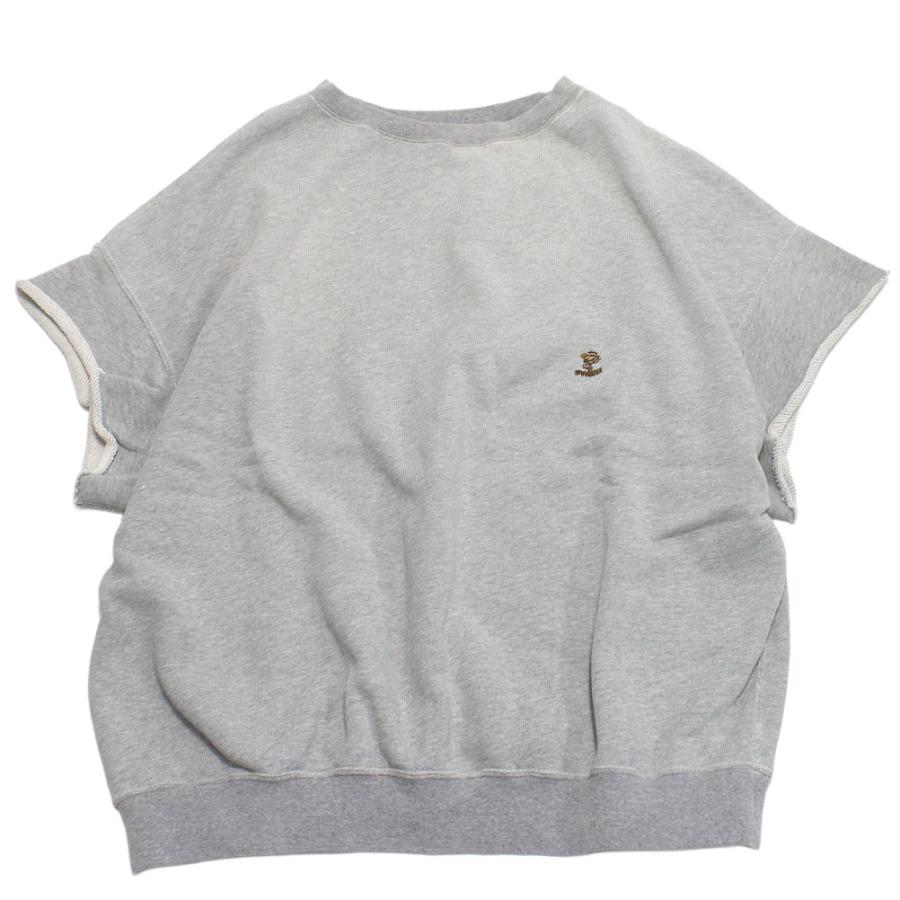 半袖Tシャツ "MARET マレ" カットオフヴィンテージスウェットT グレー(3)_4