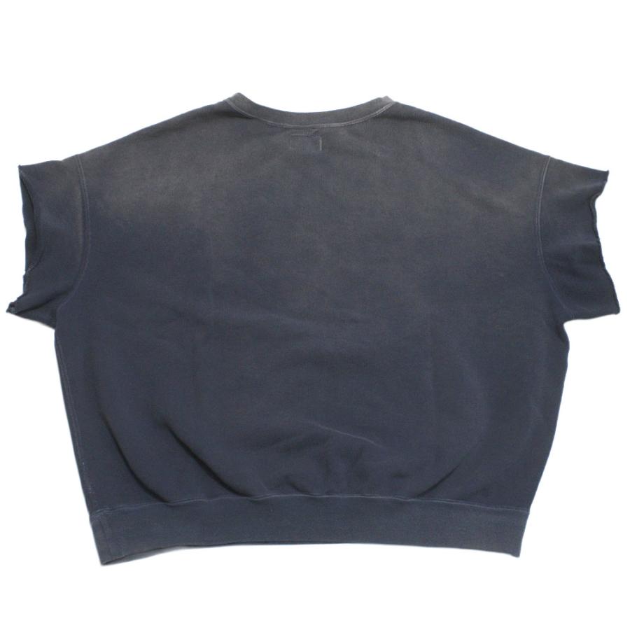 半袖Tシャツ "MARET マレ" カットオフヴィンテージスウェットT ネイビー(4)_1