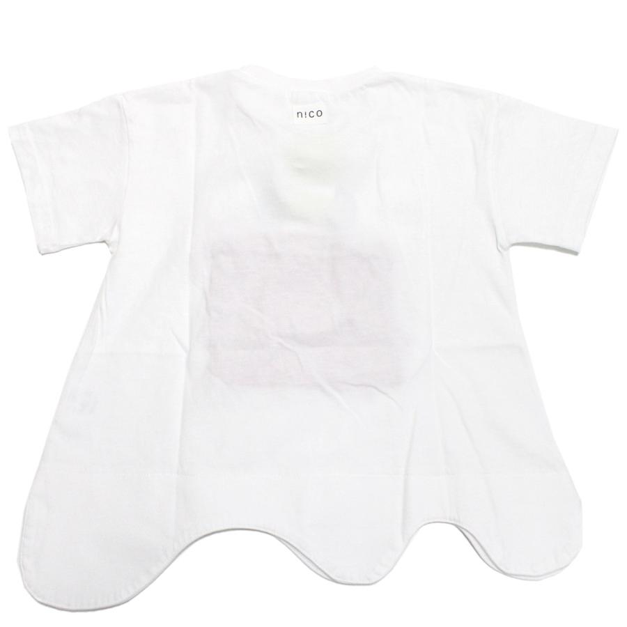 半袖Tシャツ "ニコフラート/子供服" 子供服 おばけ型Tシャツ オフホワイト(OW)｜millibar｜05