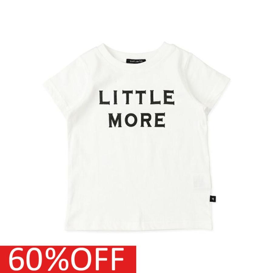 セール 50 Off 半袖tシャツ Quoti Use Fith クゥオティユースフィス 子供服 天竺リトルモア 半袖 Tシャツ 1w白 Quf 01 2900 子供服ミリバール ヤフーショップ 通販 Yahoo ショッピング