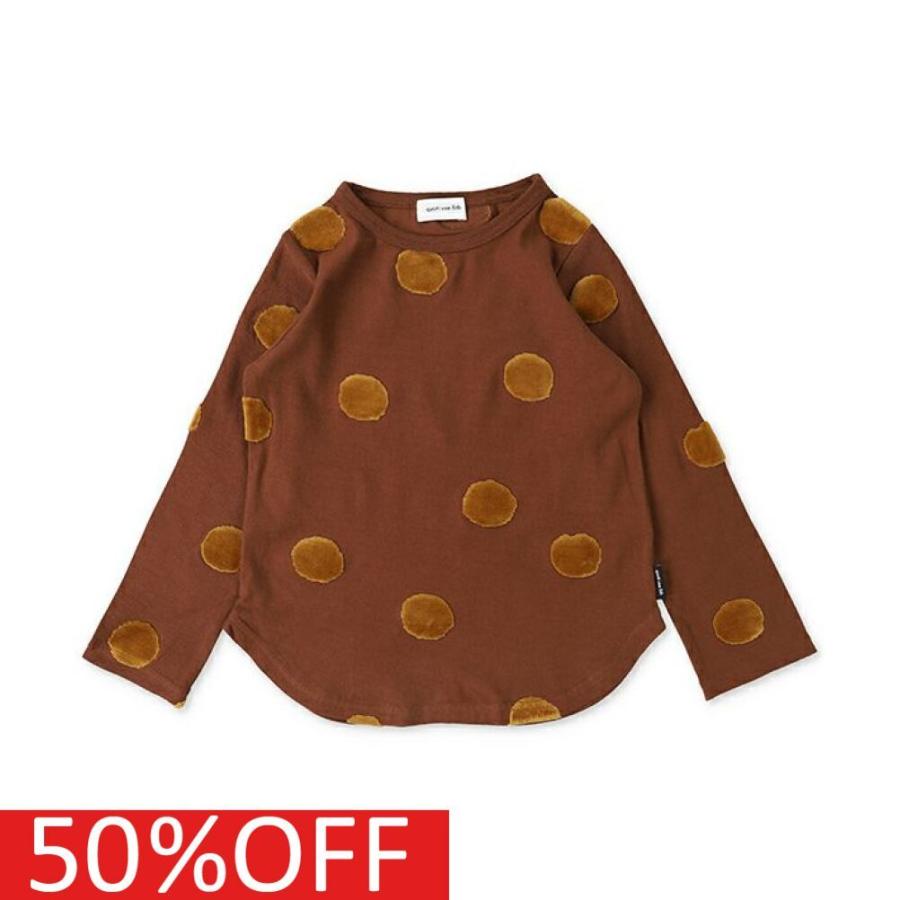 セール 50 Off 長袖tシャツ Quoti Use Fith クゥオティユースフィス 子供服 ポコポコドット天竺 長袖 Tシャツ 7br茶 Quf 02 3900 子供服ミリバール ヤフーショップ 通販 Yahoo ショッピング