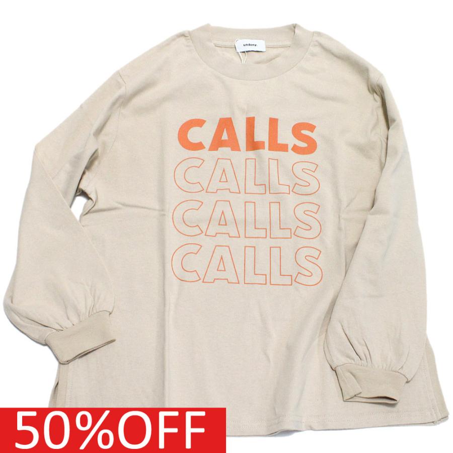 undeny. セール 「50%OFF」 長袖Tシャツ 