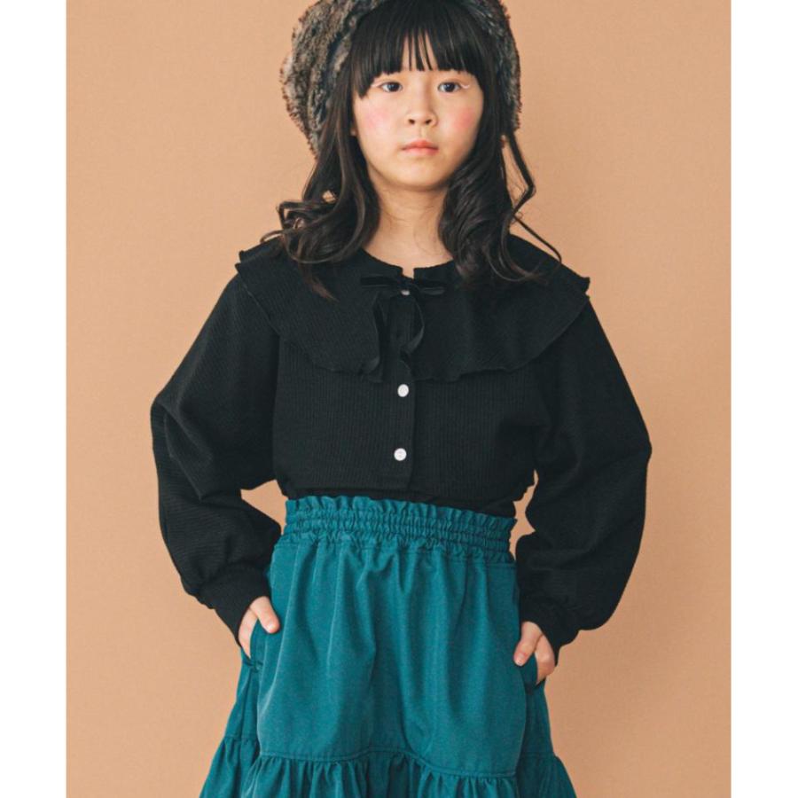 UNICA 【unica】　アシメフリルパンツ　LADIES ブラック unica ロングパンツ 