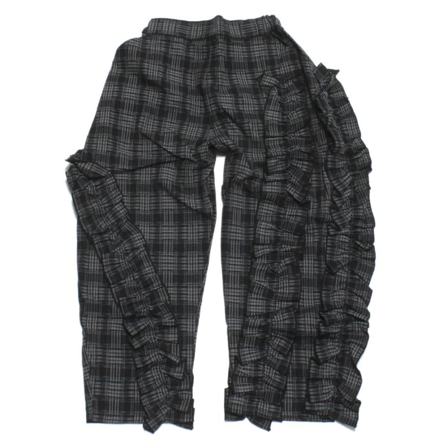 UNICA 【unica】　アシメフリルパンツ　LADIES ブラック unica ロングパンツ 