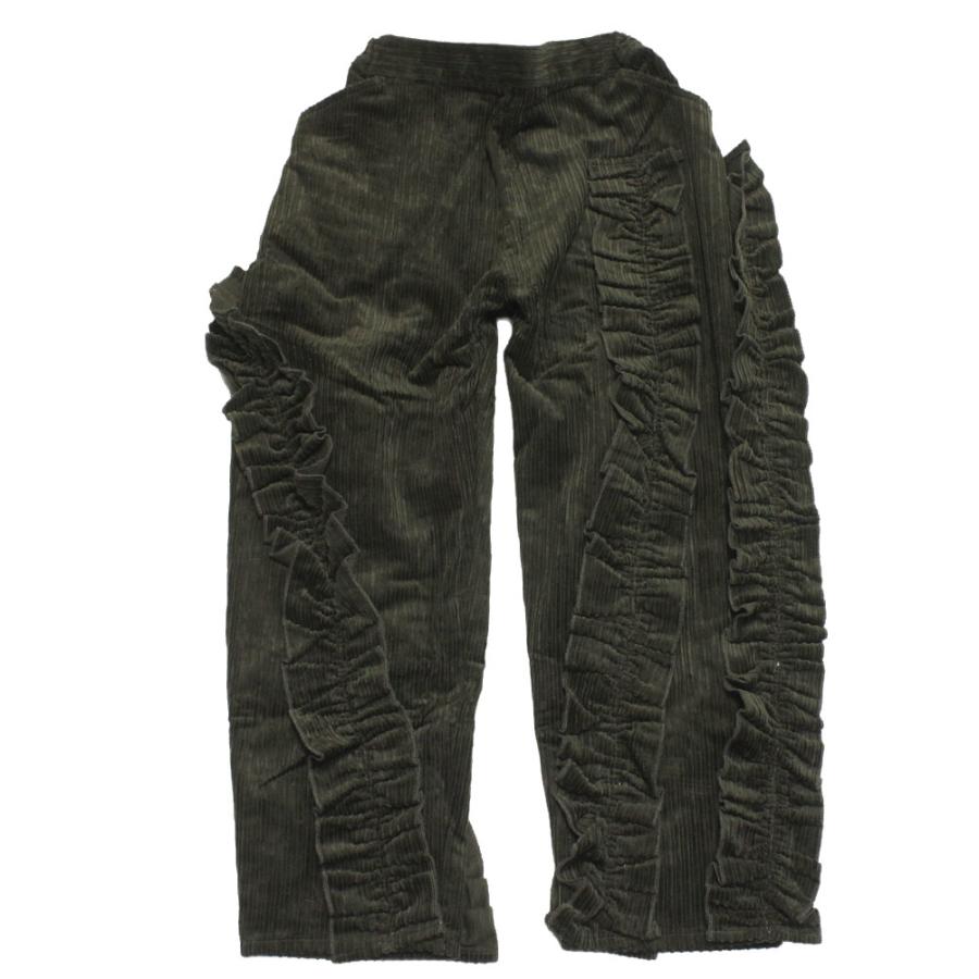 unica コーデュロイアシメフリルパンツ カーキ LADIES unica/ユニカ