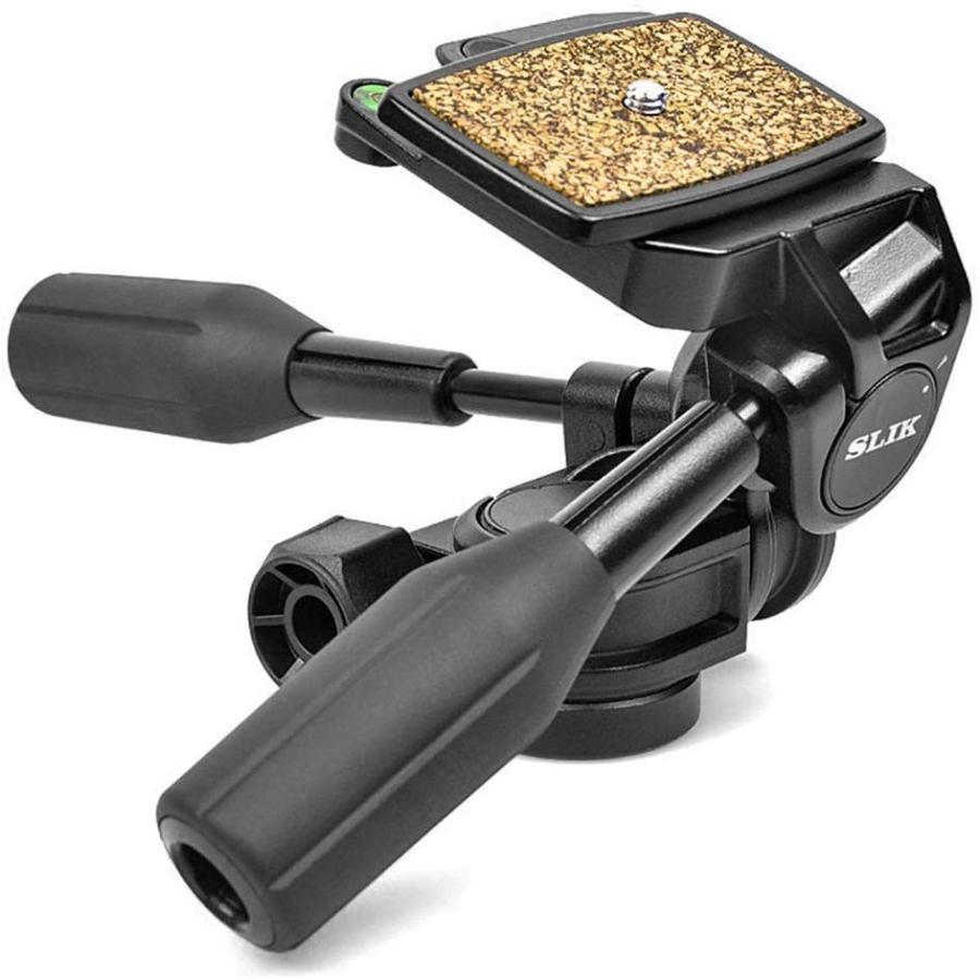 現品発送 SLIK 雲台 SH-727 E 3ウェイ型 DIN規格クイックシュー 小型・中型三脚用 206737 【FK1943861550】(10688円)