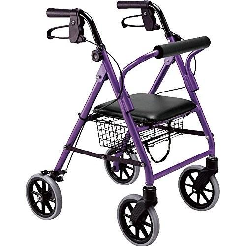 竹虎 ヒューマンケア 歩行車 ハッピーミニ 工場 パープル