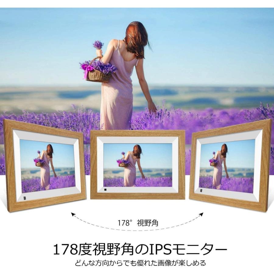 Wifiデジタルフォトフレーム Ssa 10 1 タッチスクリーン1280 800内蔵16 Gbメモリ自動回転 横自動判断可 高音質 Supersport Tn
