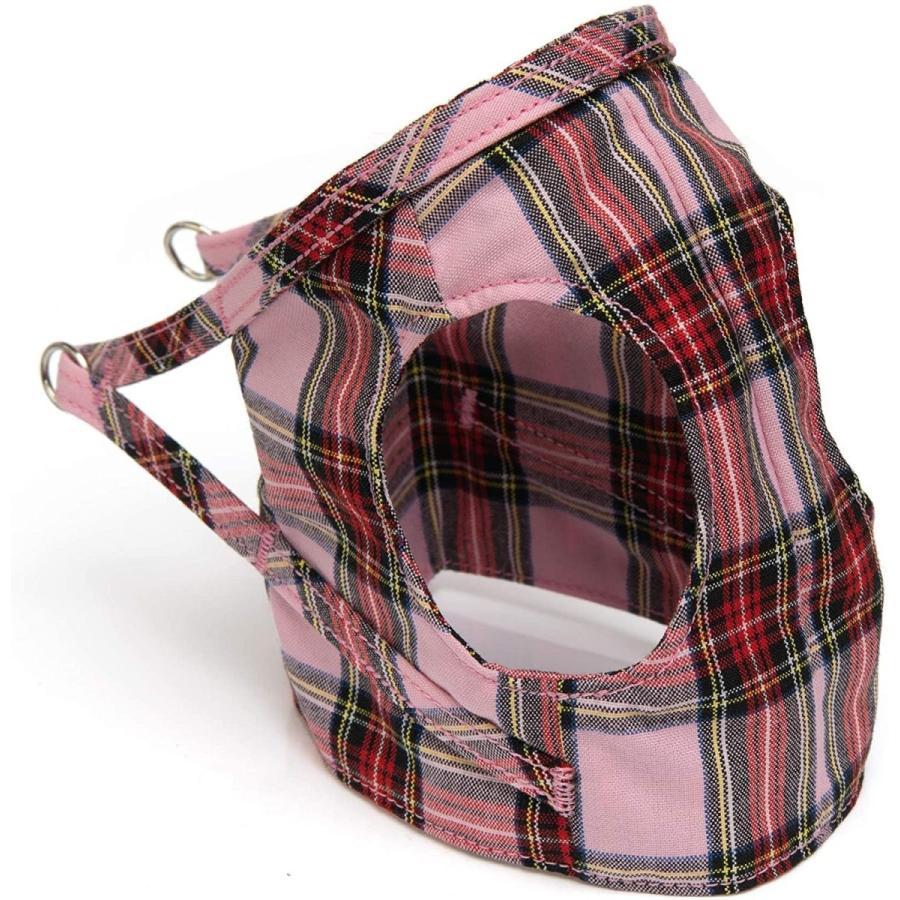 Toto Pal ロイヤルタータンチェックボディーハーネス ピンク 12号 Andwaffles Com