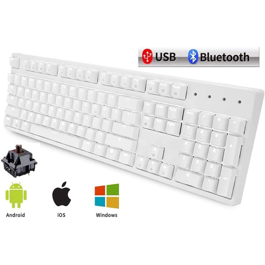 Metis メカニカルキーボード 機械式 ゲーミングキーボード Bluetooth 無線 Usb 有線 茶軸 防水 充電式 Ledバックライ Million Got 通販 Yahoo ショッピング