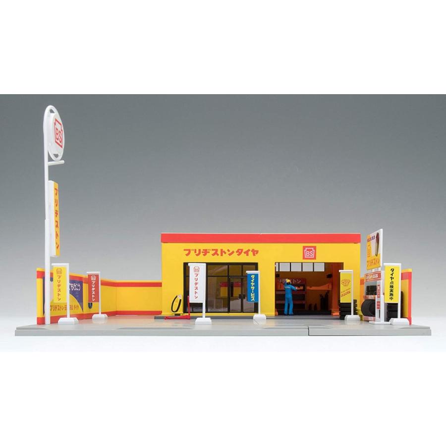 トミーテック トミカラマ ヴィンテージ 1/64 05b タイヤショップ (ブリヂストン) ミニカー用 ABS樹脂製 アクセサリー 完成品 トミーテック トミカラマ ヴィンテージ 1/64 05b タイヤショップ ブリヂストン ミニカー用 ABS樹脂製 アクセサリー 完成品