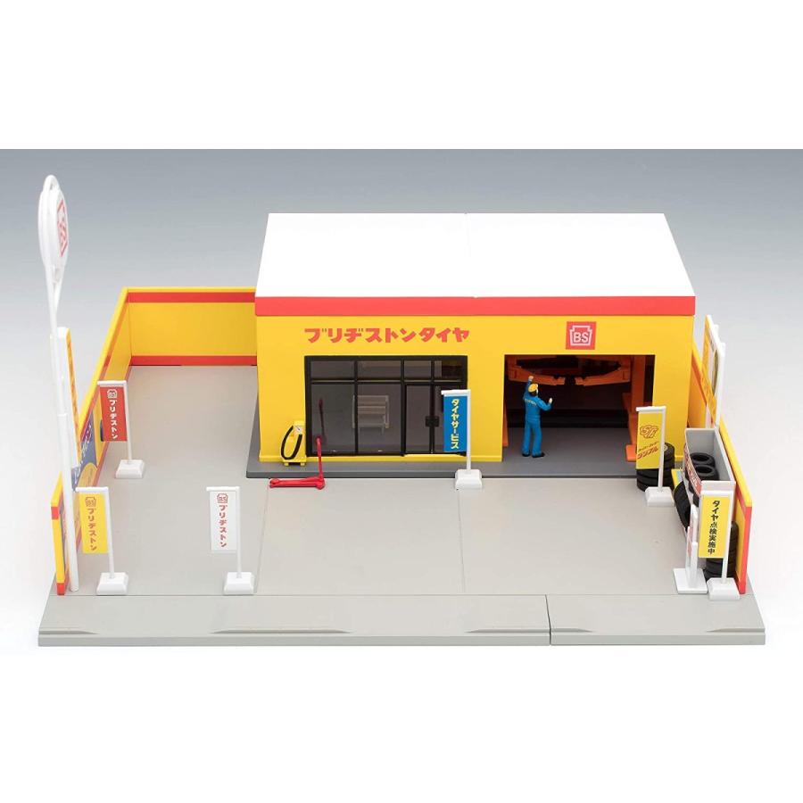 トミーテック トミカラマ ヴィンテージ 1/64 05b タイヤショップ (ブリヂストン) ミニカー用 ABS樹脂製 アクセサリー 完成品 トミーテック トミカラマ ヴィンテージ 1/64 05b タイヤショップ ブリヂストン ミニカー用 ABS樹脂製 アクセサリー 完成品