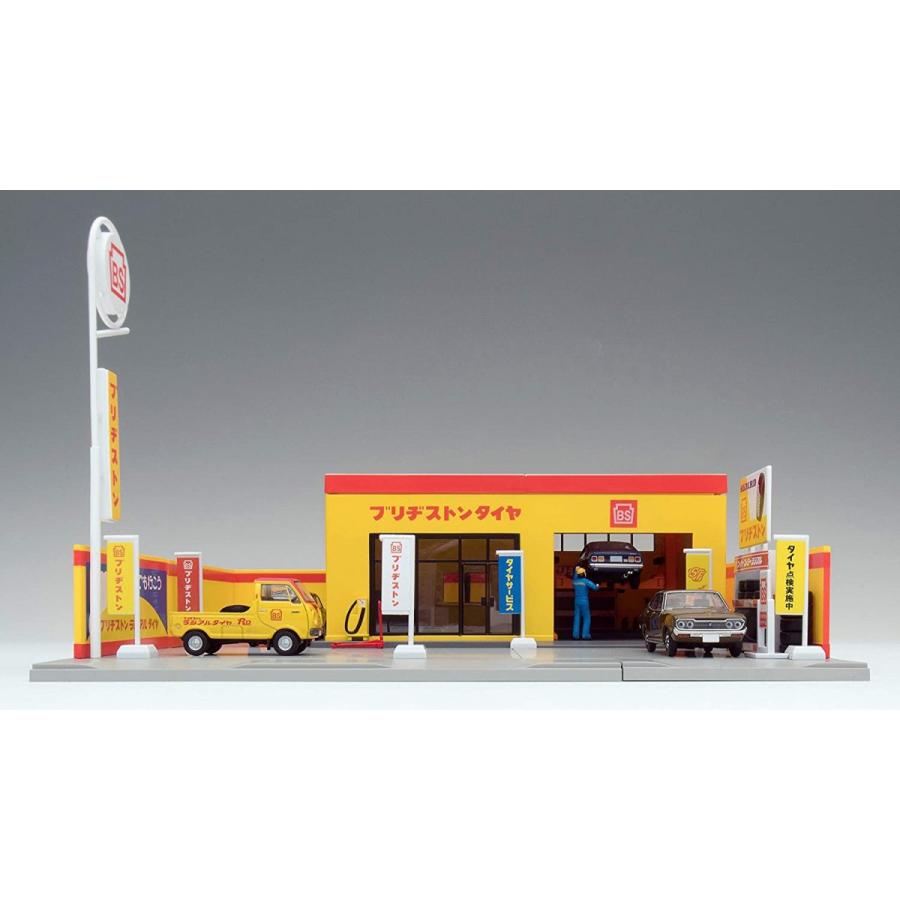 トミーテック トミカラマ ヴィンテージ 1/64 05b タイヤショップ (ブリヂストン) ミニカー用 ABS樹脂製 アクセサリー 完成品 トミーテック トミカラマ ヴィンテージ 1/64 05b タイヤショップ ブリヂストン ミニカー用 ABS樹脂製 アクセサリー 完成品