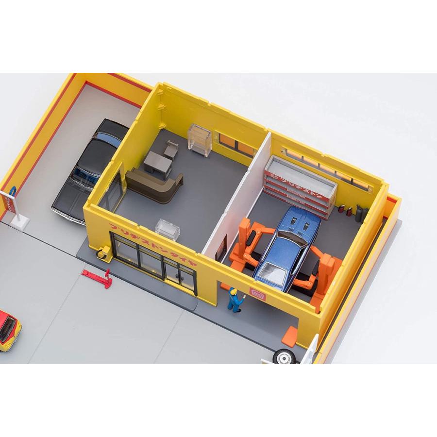 トミーテック トミカラマ ヴィンテージ 1/64 05b タイヤショップ (ブリヂストン) ミニカー用 ABS樹脂製 アクセサリー 完成品 トミーテック トミカラマ ヴィンテージ 1/64 05b タイヤショップ ブリヂストン ミニカー用 ABS樹脂製 アクセサリー 完成品