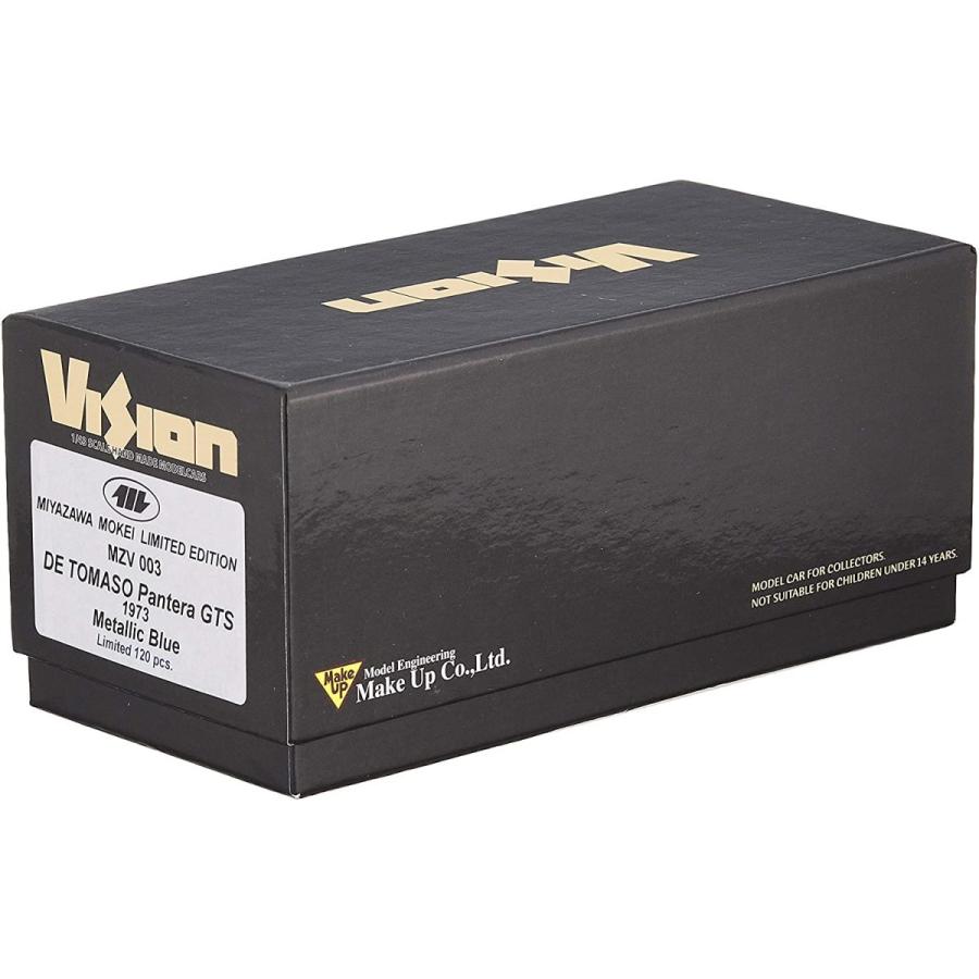 VISION 1/43 デ・トマソ パンテーラ GTS 1973 メタリックブルー 宮沢模型流通限定 完成品 VISION 1/43 デ トマソ パンテーラ GTS メタリックブルー 宮沢模型流通限定 完成品