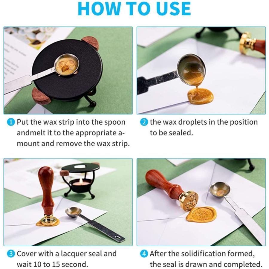 女性に人気 Superfindings ワックスシールスタンプ 花束 シーリングワックススタンプ 真鍮スタンプワックスシール 取り外し可能な 封蝋 印章 Shipsctc Org