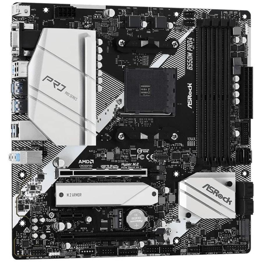 ASRock AMD Ryzen 3000シリーズ(Soket AM4)対応 B550チップセット搭載 Micro ATX マザーボード 国 ASRock AMD Ryzen 3000シリーズ Soket AM4 対応 B550チップセット搭載 Micro ATX マザーボード 国