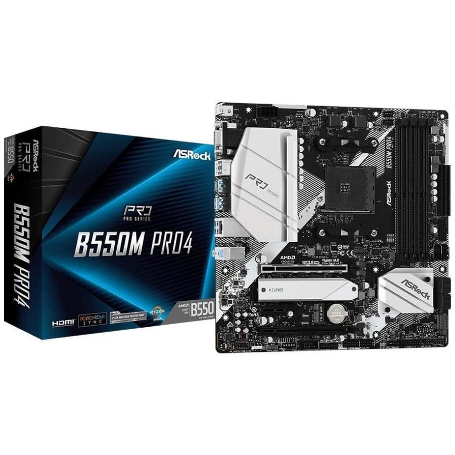 ASRock AMD Ryzen 3000シリーズ(Soket AM4)対応 B550チップセット搭載 Micro ATX マザーボード 国 ASRock AMD Ryzen 3000シリーズ Soket AM4 対応 B550チップセット搭載 Micro ATX マザーボード 国
