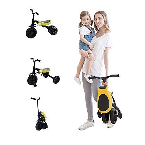 送料無料 Kamelun 三輪車 3in1 手押し棒付き 手押し車 1 6歳 折り畳み自転車 軽量 子供 自転車 人気の誕生日プレゼント キックバイク Seal限定商品 Zoetalentsolutions Com