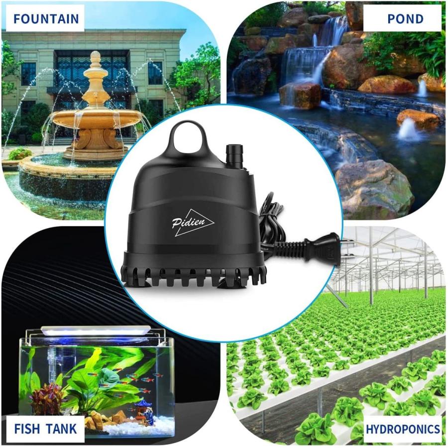 国内送料無料 Pidien 水中ポンプ 循環ポンプ 水槽 ポンプ 排水ポンプ 底部入水式 吐出量10l H 最大揚程1 8m 電力w 静音設計 吐出量 Topdental Com Ar