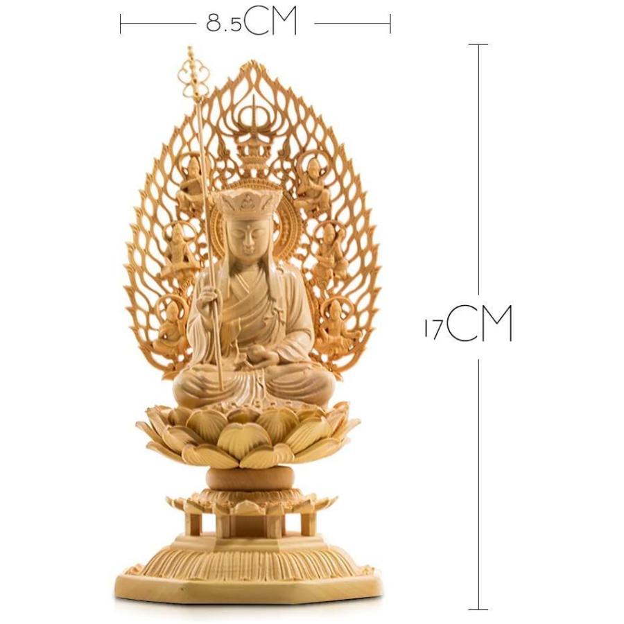 限定価格セール 仏像 木彫り 地蔵菩薩 置物 Thechanger 仏壇仏像 祈る 厄除け 柘植の木 飛天光背 八角台座 高さ17cm 巾8 5cm 奥行 Million Got 通販 Yahoo ショッピング メール便なら送料無料 Www Easydent Cl