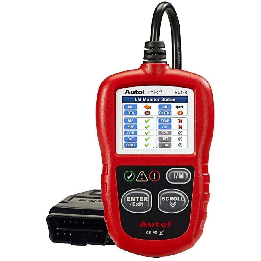 高知インター店 Autel Autolink Al319 Obd2スキャナ 自動車故障診断機 コードリーダー カラーledディスプレイレディーテスト 日本語 最安 Turningheadskennel Com