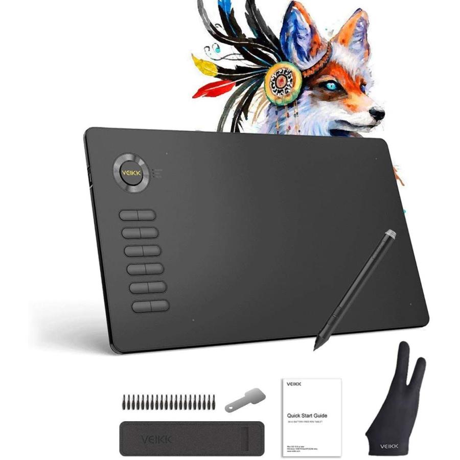 イラスト練習ペンタブ Veikk A15 グレー ペンタブレット 傾き検知機能 Android6 0スマホ Pc対応 10 6インチ 25 Www Ortostuudio Ee