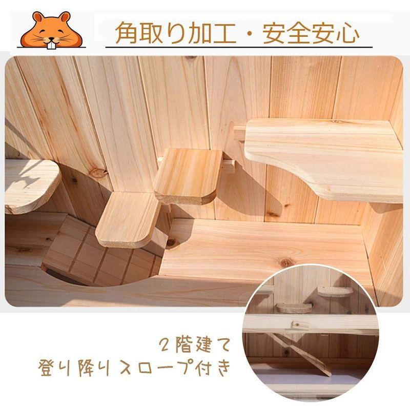 Gifty 小動物 飼育 ケージ 大型 ハムスター ゲージ 60 ハリネズミ デグー チンチラ フェレット 木製 Gifty 小動物 飼育 ケージ 大型 ハムスター ゲージ ハリネズミ デグー チンチラ フェレット 木製