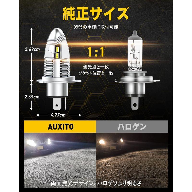22最新強化モデルauxito Ledヘッドライト H4 Hi Lo 車 バイク用ledヘッドライト ホワイト6000k 高輝度30w Million Got 通販 Yahoo ショッピング