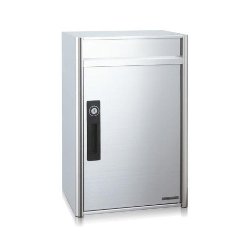 コーワソニア 戸建向け 郵便ポスト PF503H ダイヤル錠 前入前出 ヘアライン スタンド別売