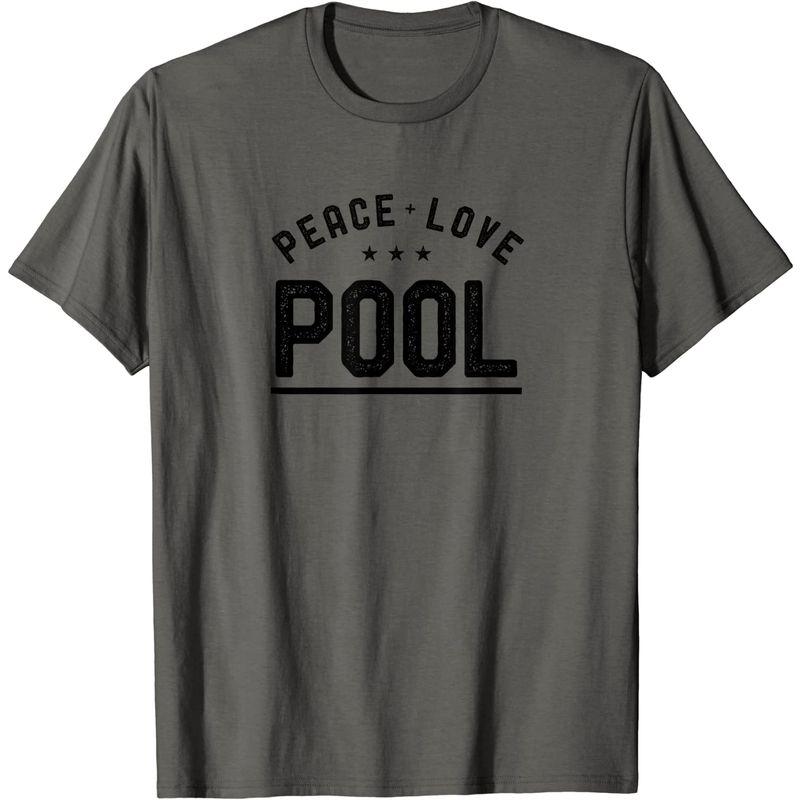 全国一律送料無料全国一律送料無料Peace Love Pool Vintage Pool Player Tシャツ 水遊び Peace Love Pool Vintage Pool Player Tシャツ
