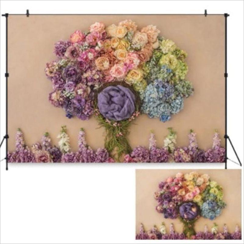 ローボード ニューボーンフォト 撮影用背景 写真スタジオ ベビー 新生児写真 装飾 デコレーション ツリー フラワー ツリー 赤ちゃん ビニール ポリエ 【AAA1657989502】(59252円)