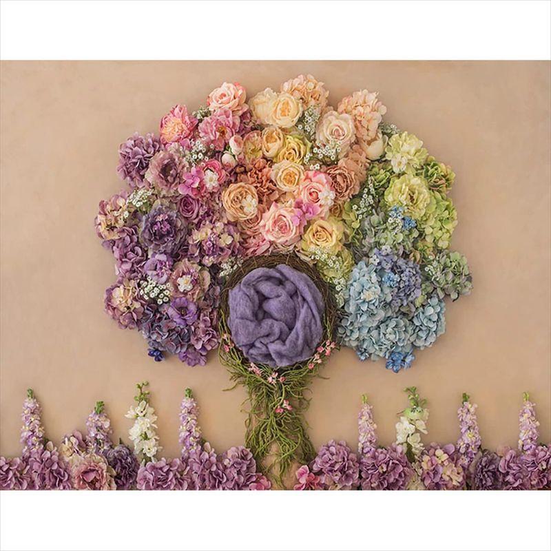 ローボード ニューボーンフォト 撮影用背景 写真スタジオ ベビー 新生児写真 装飾 デコレーション ツリー フラワー ツリー 赤ちゃん ビニール ポリエ 【AAA1657989502】(59252円)