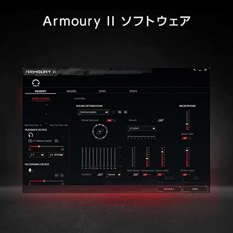 ASUS ゲーミングヘッドセット ROG THETA 7.1 PC、PS5、Nintendo Switch、Mac USB-C 装備 ASUS ゲーミングヘッドセット ROG THETA PC PS5 Nintendo Switch Mac USB 装備