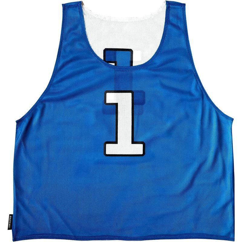 ATHLETIC MART ビブス(リバーシブル)1?12番 裏表/前後ろ番号付 12枚セット収納メッシュバッグ付全4カラー ビブス男女フリ ATHLETIC MART ビブス リバーシブル 12番 裏表/前後ろ番号付 12枚セット収納メッシュバッグ付全4カラー ビブス男女フリ