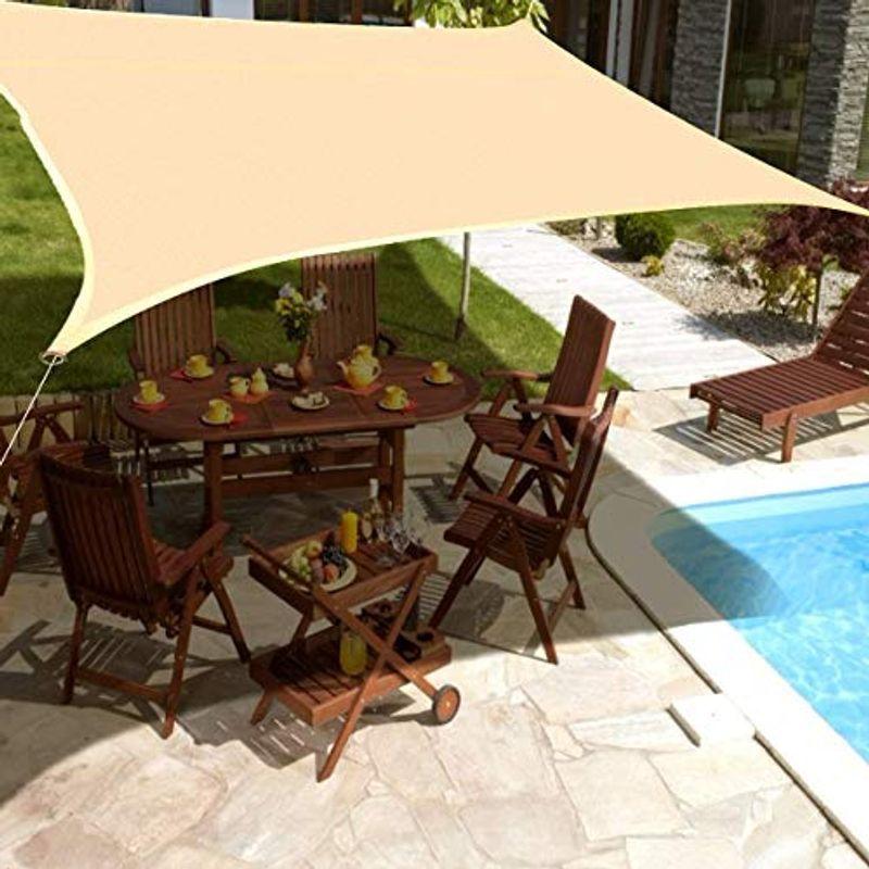 2x3m 長方形 Uvカット シェード セイル 日除けシェード サンシェード クールシェード Uvカット 紫外線98 カット軽量 防水性 撥 Oqcitxngkc 屋根 バルコニー Www Centralcampo Com Br