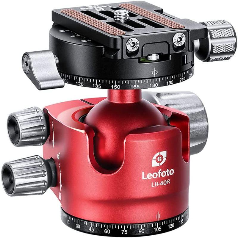 2022年のクリスマスLeofoto レオフォト LA-324CL LH-40R 国内正規輸入品 (FR) 防水 フルレッド カーボン三脚  カメラアクセサリー