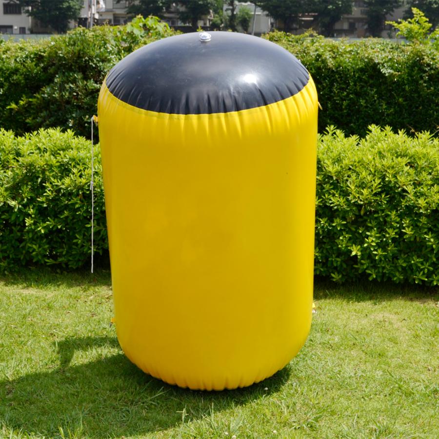 エアーバンカー エアーバリケード サバゲー 水鉄砲サバゲー ペイントボール 遮蔽物 インフレータブル式 (円柱 黒黄) サバゲー エアーバンカー エアーバリケード 水鉄砲サバゲー ペイントボール 遮蔽物 商品説明 宅急便 返品