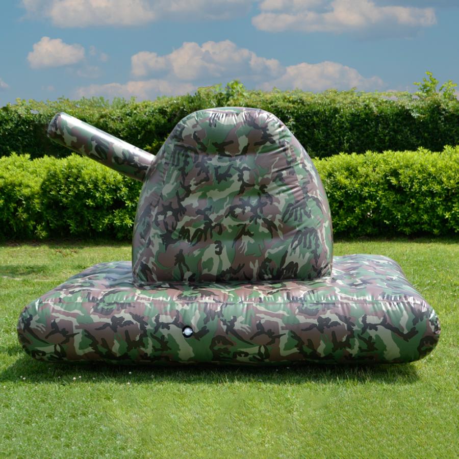 超特盛ミラクルプライス エアーバンカー エアーバリケード サバゲー 水鉄砲サバゲー ペイントボール 遮蔽物 インフレータブル式 (戦車 迷彩柄) 【NA1953630086】(69819円)