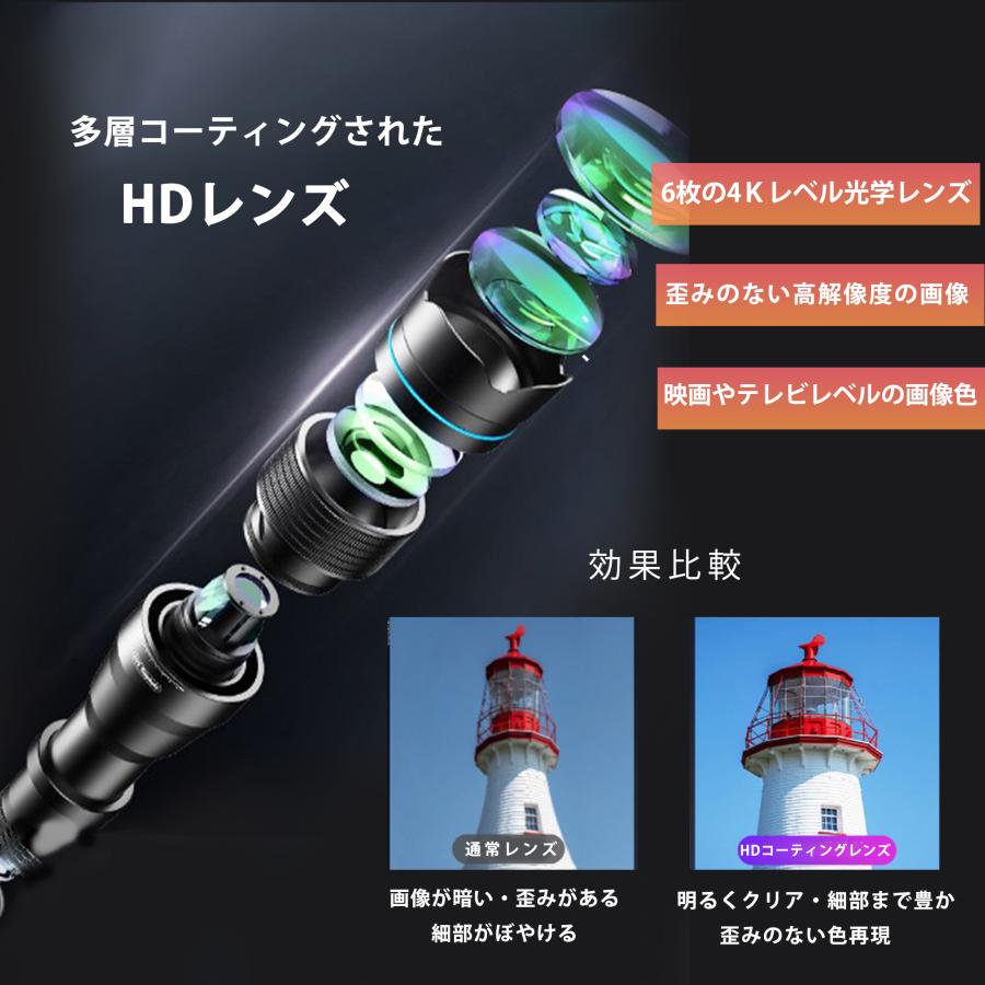望遠レンズ スマホ用レンズ スマホ望遠レンズ 60倍ズーム 三脚付き